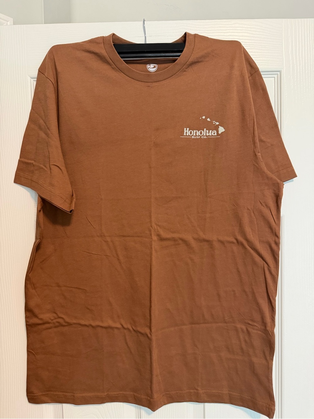 Honolua Short Sleeve Crewneck Tee in Rust Brown